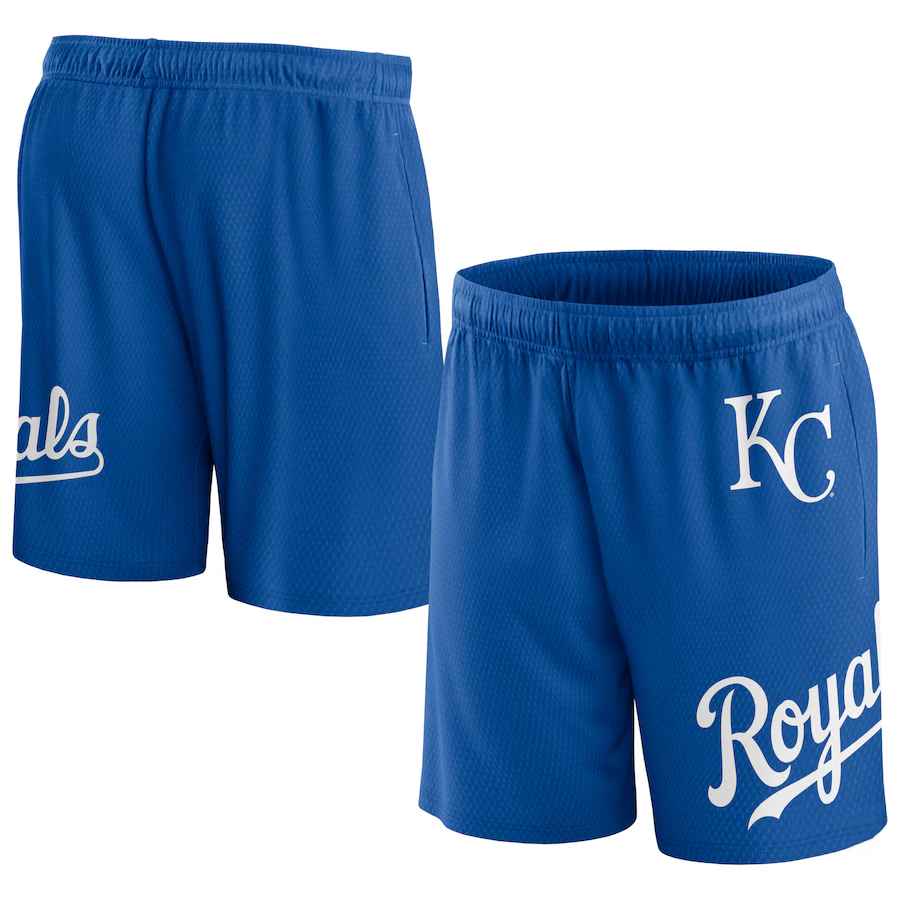 Men's Kansas City Royals Royal Clincher Mesh Shorts